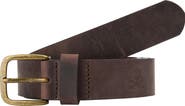 Scalpers Gold Buckle Leather Belt