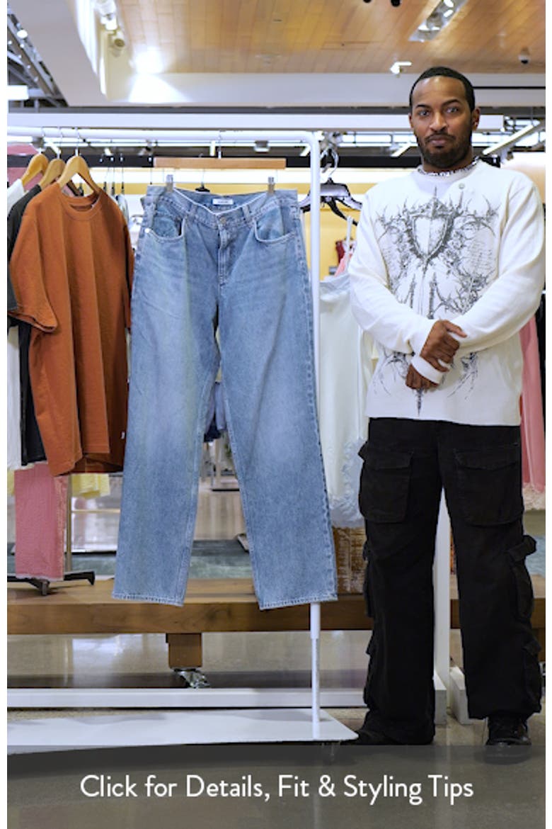 Brooklyn Low Rise Drop Straight Leg Jeans video