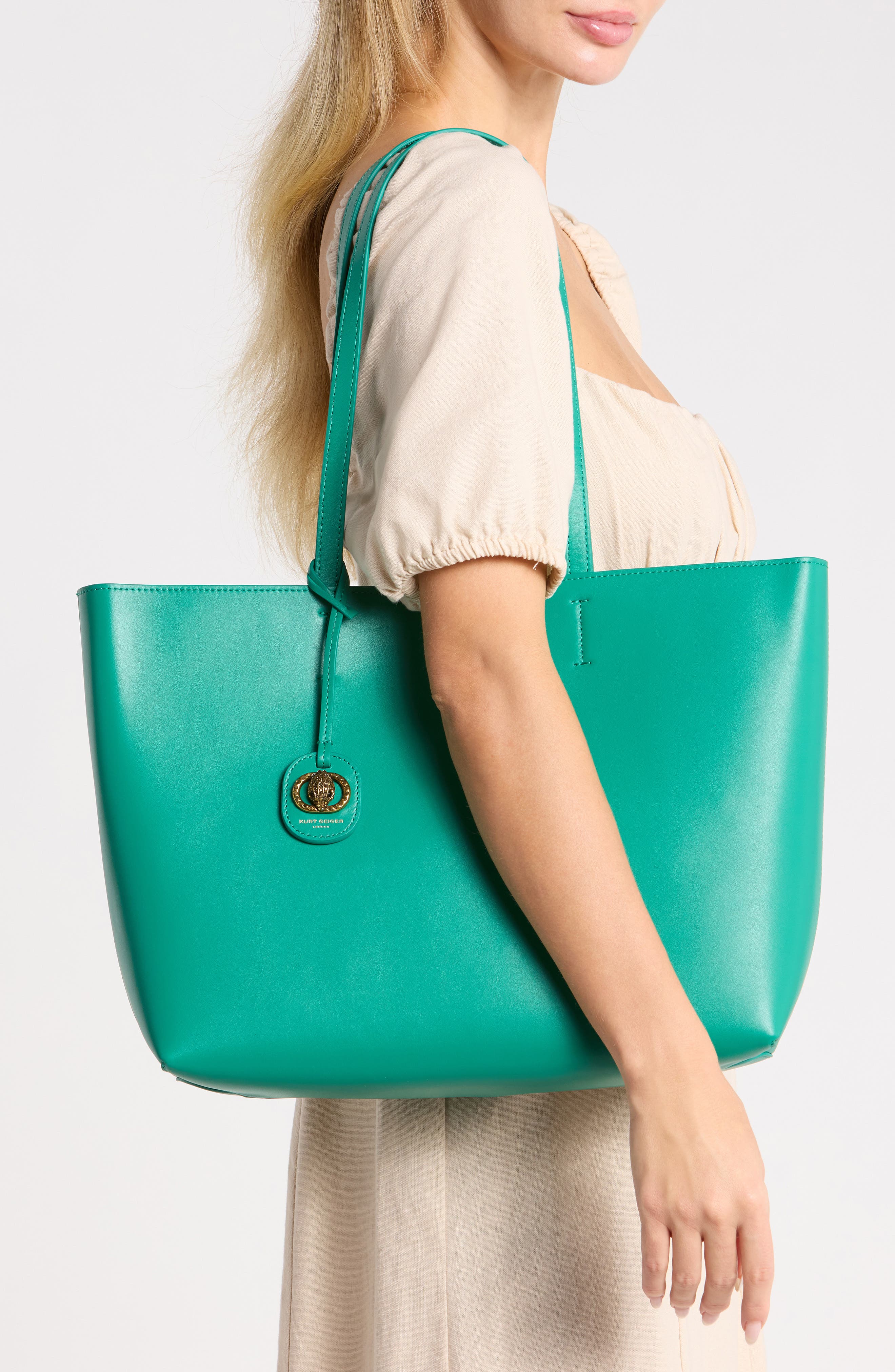 Chelsea Shopper Tote Bag, Alternate, color, GREEN