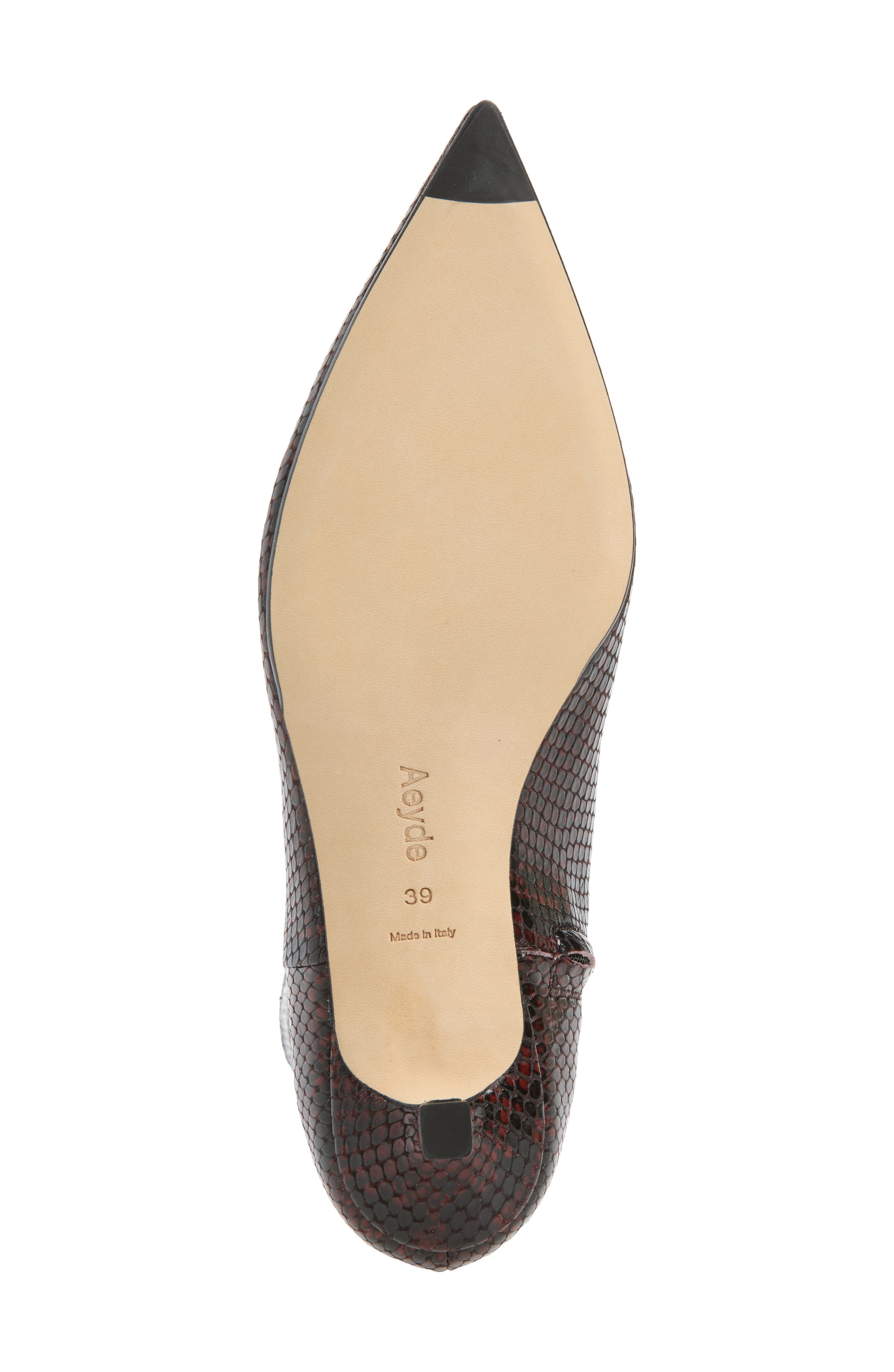 Sofie Pointed Toe Bootie, Alternate, color, PORT