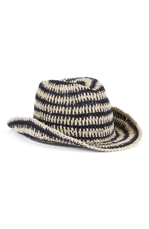 Winona Packable Crochet Fedora
