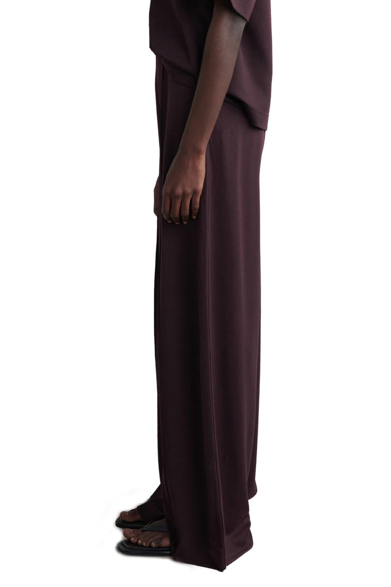 Hyke Wide Leg Pants, Alternate, color, RED DARK