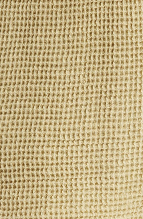 Billabong Odyssey Elastic Waist Waffle Knit Shorts In Wasabi
