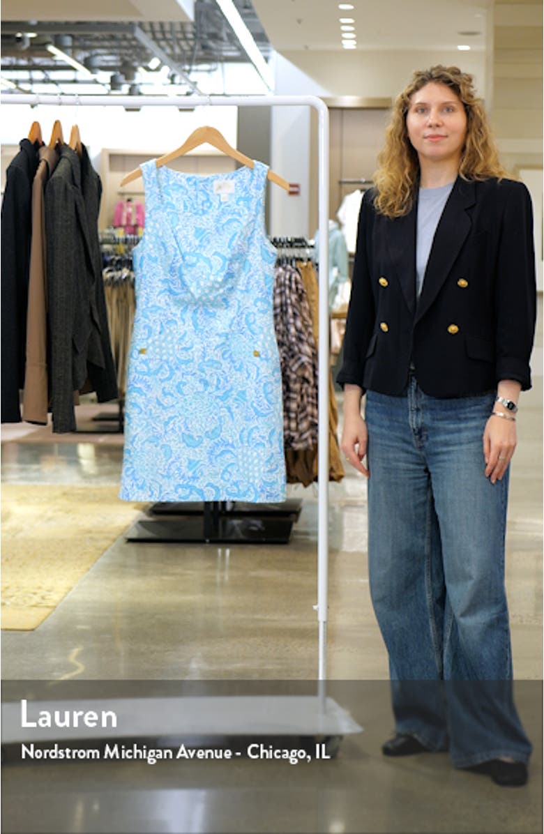 The Lilly Floral Sleeveless Stretch Sateen Dress, sales video thumbnail