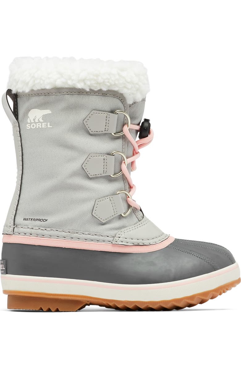 SOREL Kids' Yoot Pac Waterproof Snow Boot, Alternate, color, Dove/ Gum 2