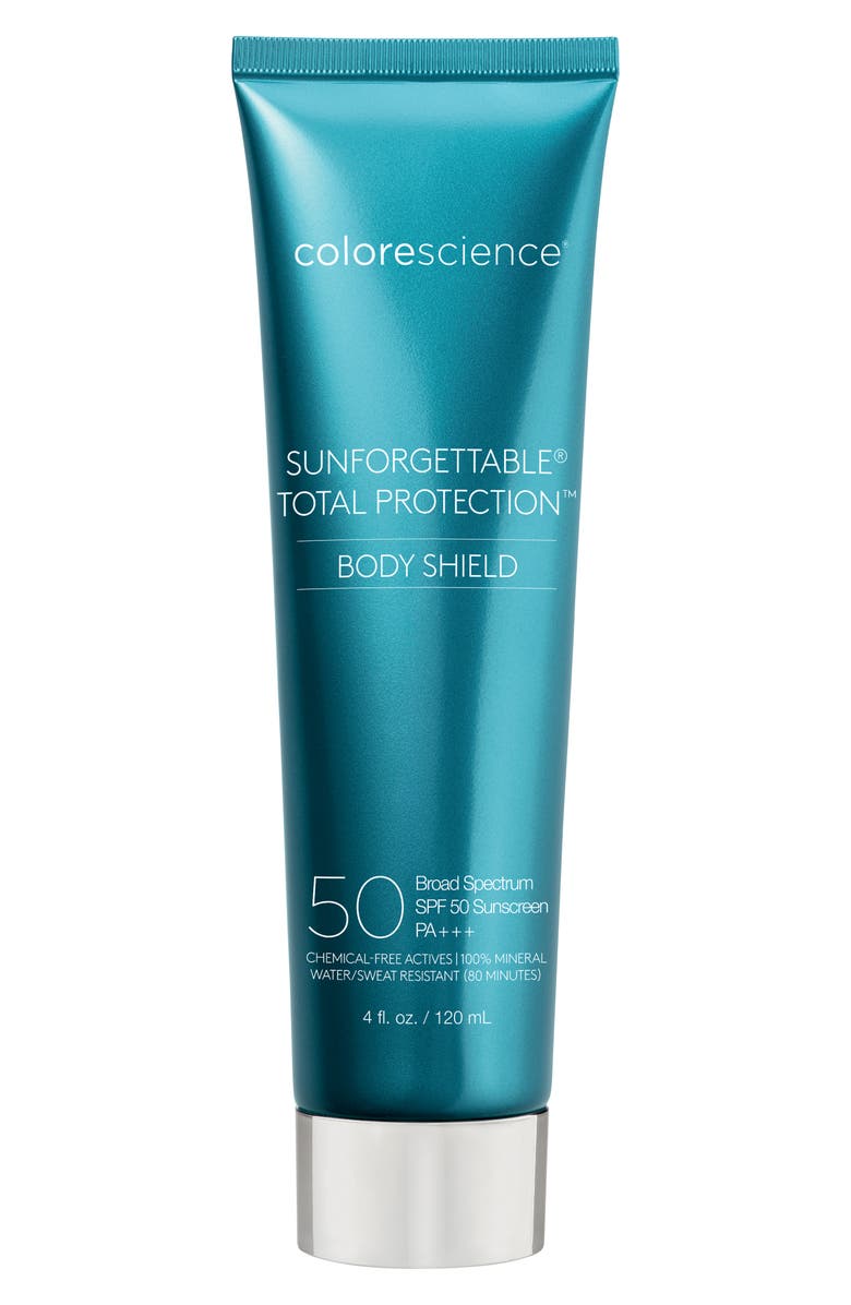 Colorescience <sup>®</sup> Sunforgettable<sup>®</sup> Total Protection Body Shield SPF 50 Sunscreen, Main, color, 