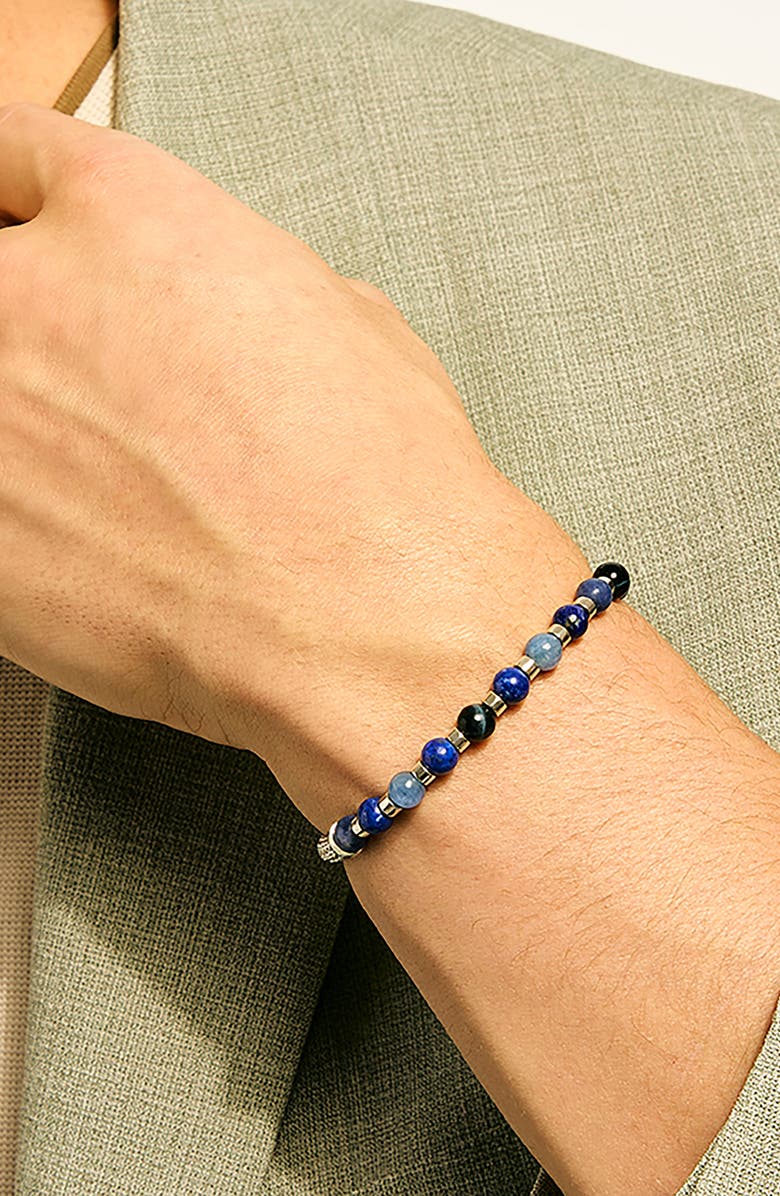 John Hardy Beaded Chain Bracelet, Alternate, color, Silver