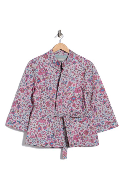 Dr2 By Daniel Rainn Quilted Wrap Jacket In Pink