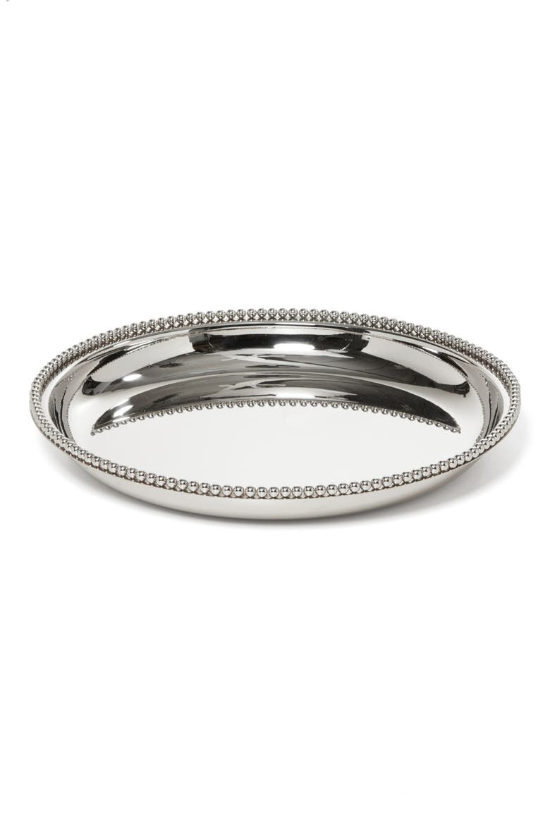 Pearl Collection Bar Serving Tray, Main, color, SILVER