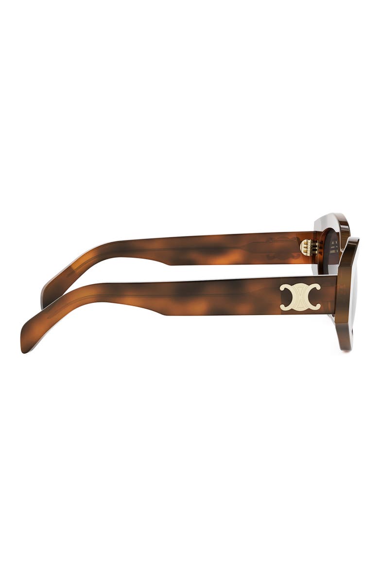 Triomphe 54mm Cat Eye Sunglasses, Alternate, color, BLONDE HAVANA / GRADIENT BROWN