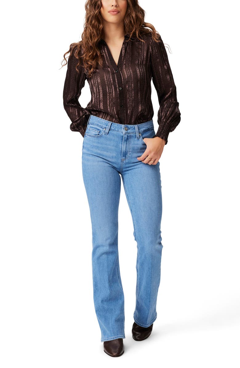 PAIGE Laurel Canyon High Waist Flare Jeans, Alternate, color,