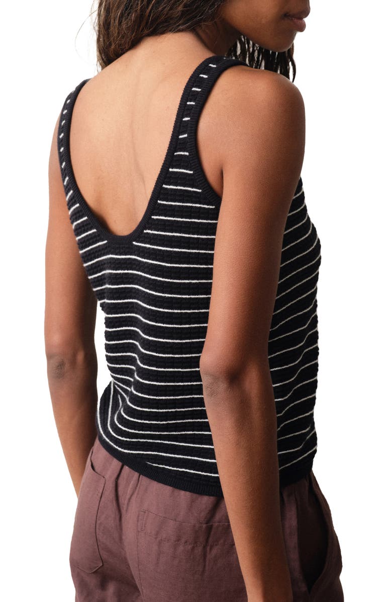 Marine Layer Siena Sweater Tank, Alternate, color, Neutral Stripe
