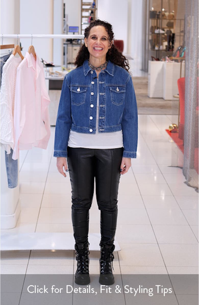 Koda Crop Denim Jacket, sales video thumbnail