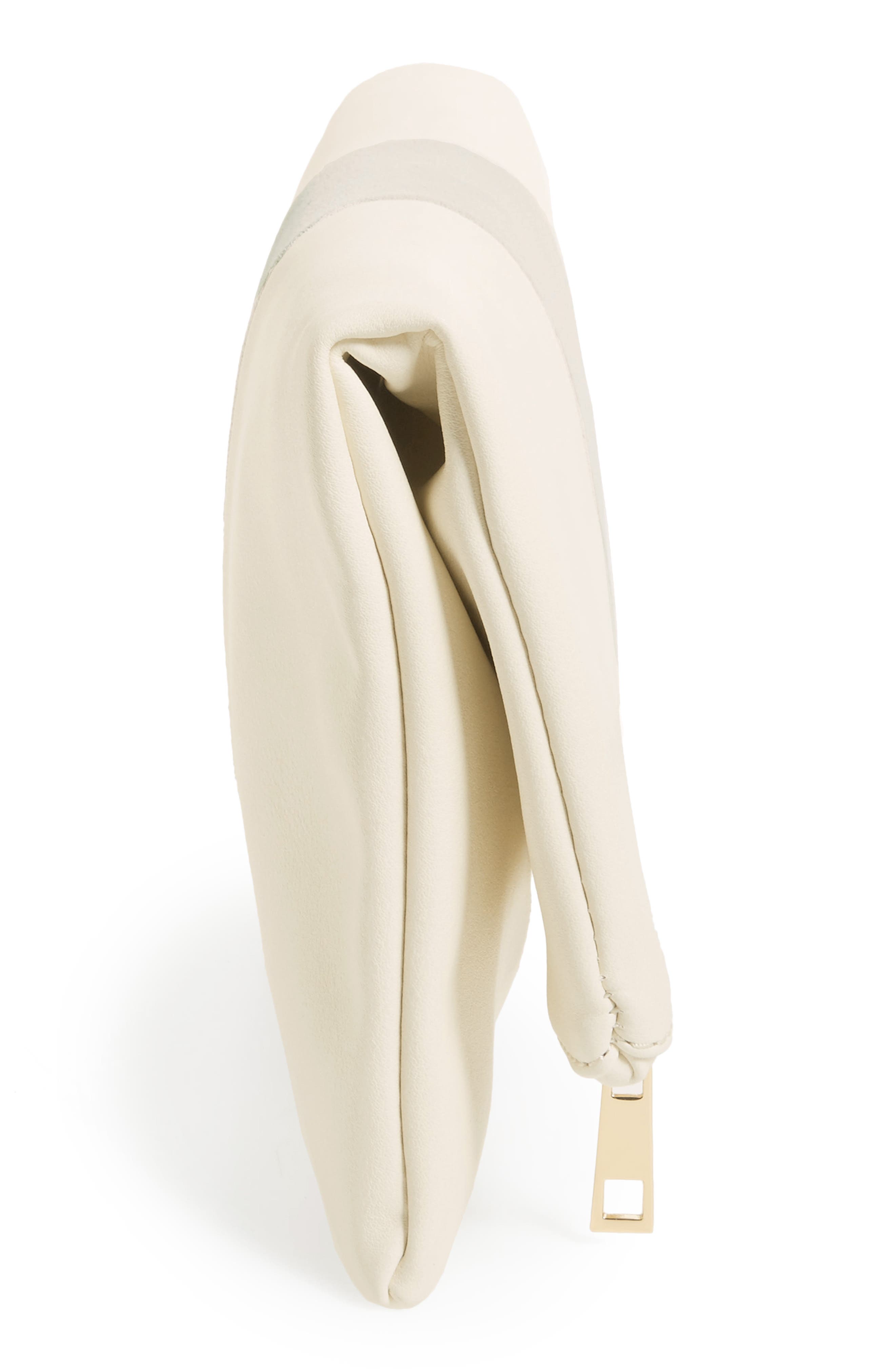Foldover Clutch, Alternate, color, STONE