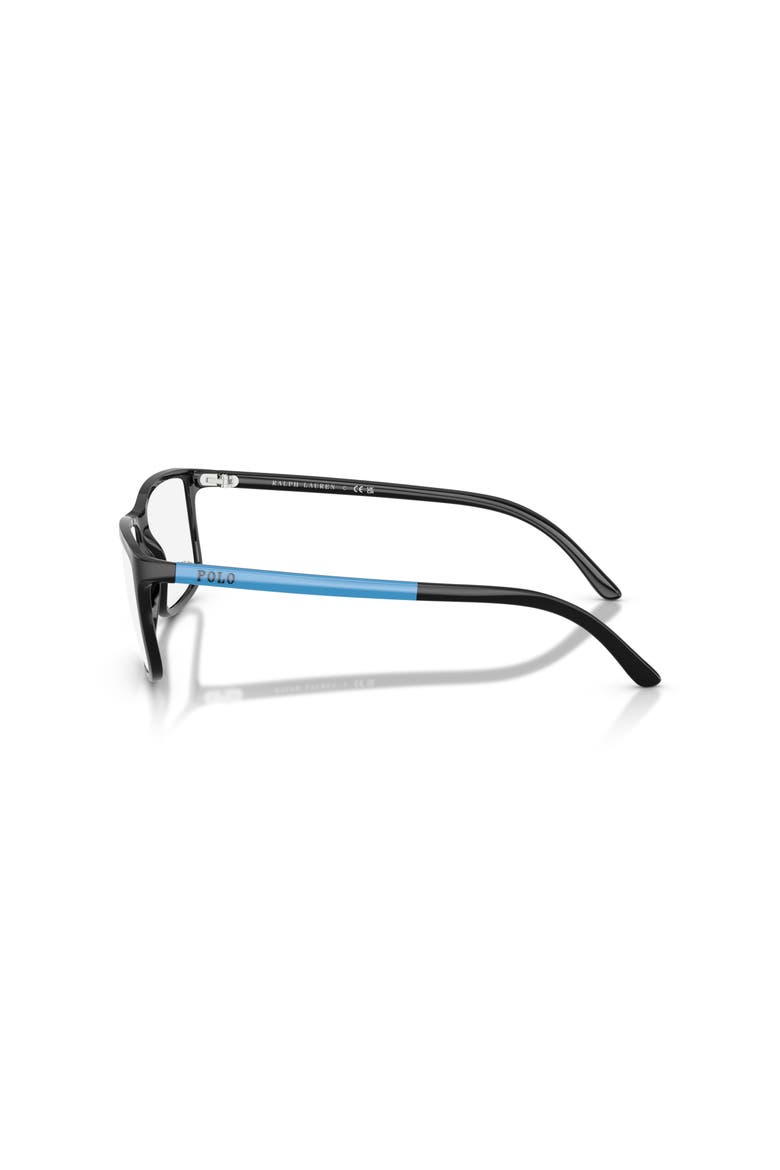 58mm Rectangle optical glasses, Alternate, color, Black