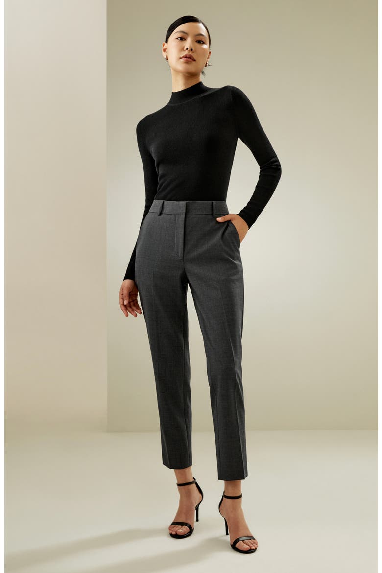 Women's Essential Cashmere Blend Sweater Top, Alternate, color, Black