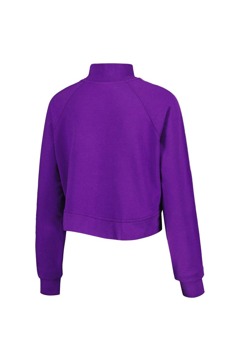 Women's Lusso Purple Phoenix Suns Maddie & Matildas Raglan Tri-Blend Pullover Hoodie & Jogger Pants Set, Alternate, color, Purple