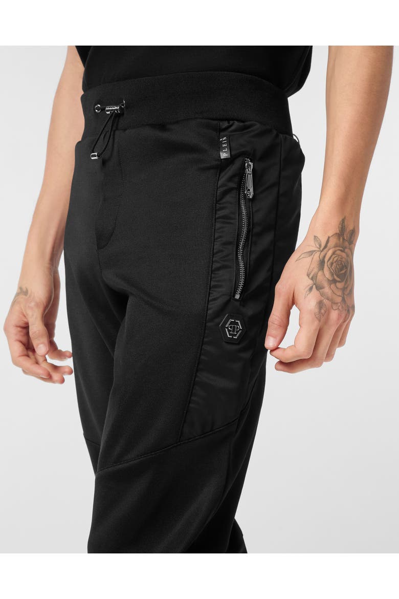 Tracksuit Pants Biker Cut Men, Alternate, color, black