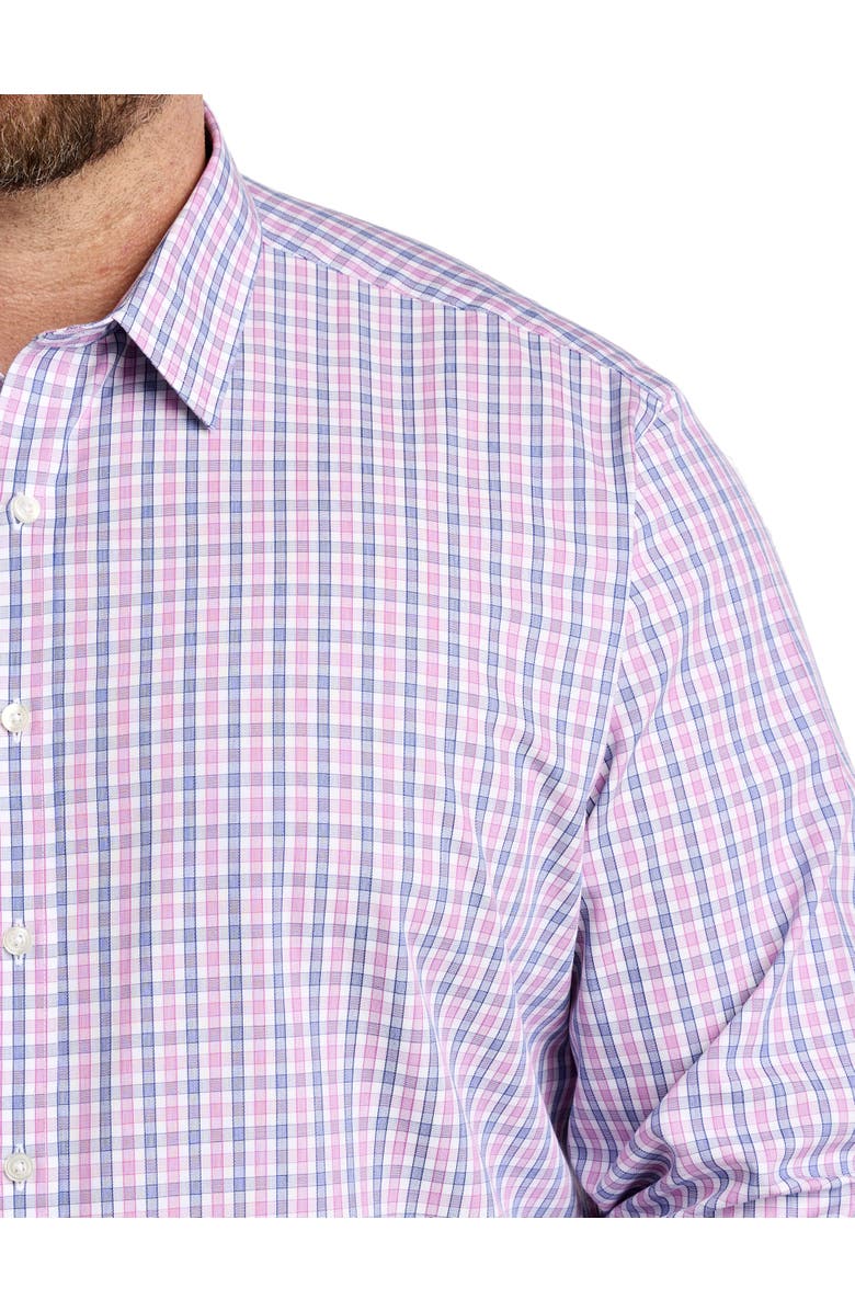 Untuckit Fit by Dxl Big & Tall Dolcetto Sport Shirt, Alternate, color, Pink