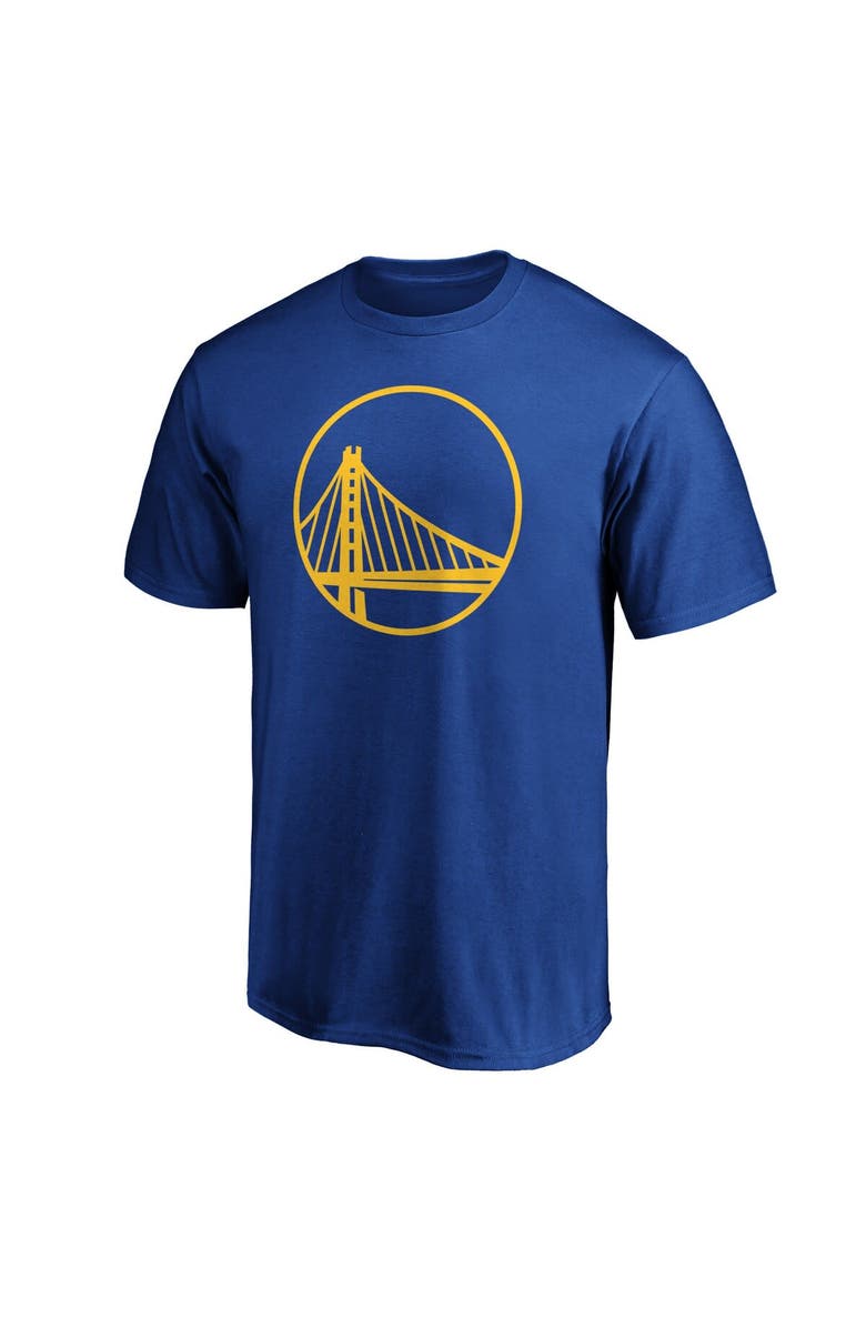 FANATICS Men's Fanatics Branded Royal Golden State Warriors Primary Team Logo T-Shirt, Alternate, color,