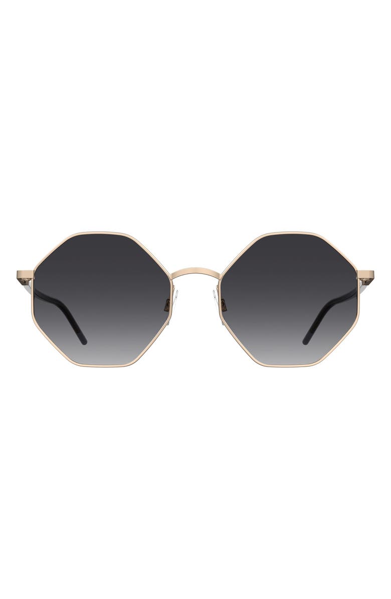 Love Moschino 56mm Irregular Sunglasses, Main, color, 