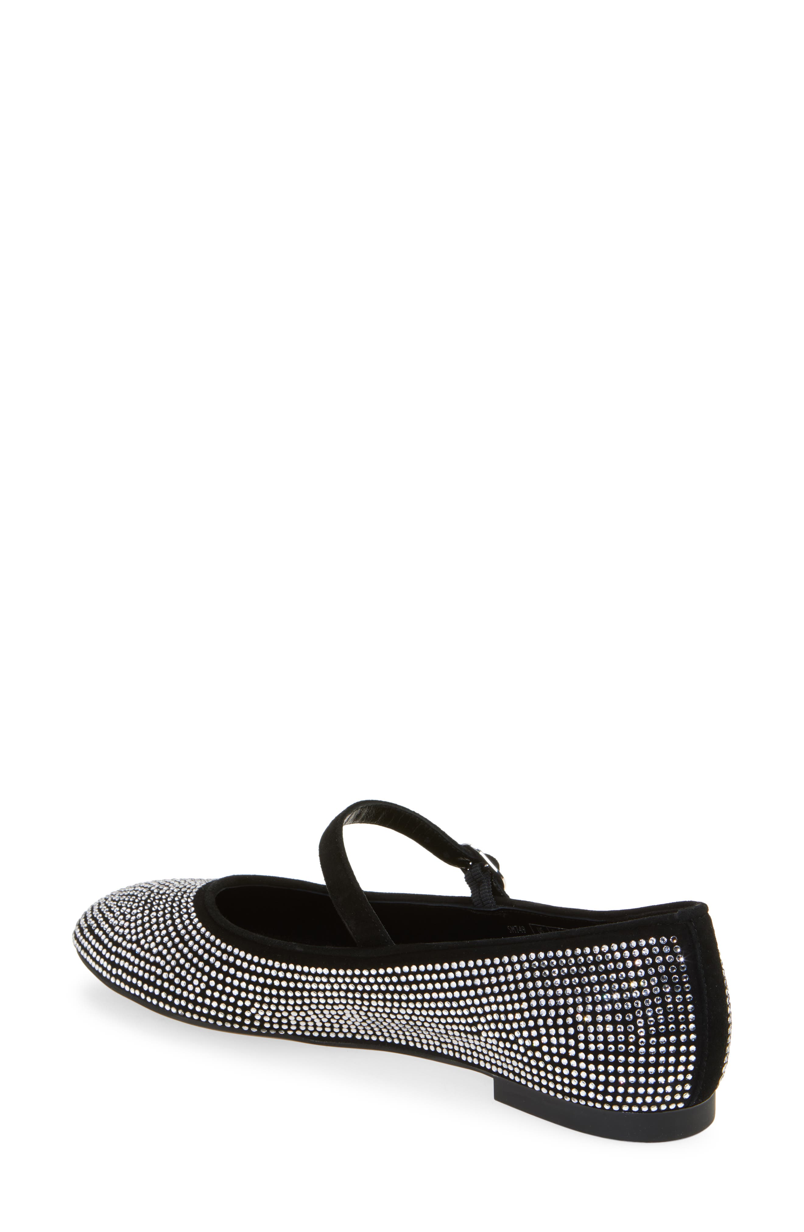 Stuart Weitzman Analiese Mary Jane Flat, Alternate, color, Clear/ Black