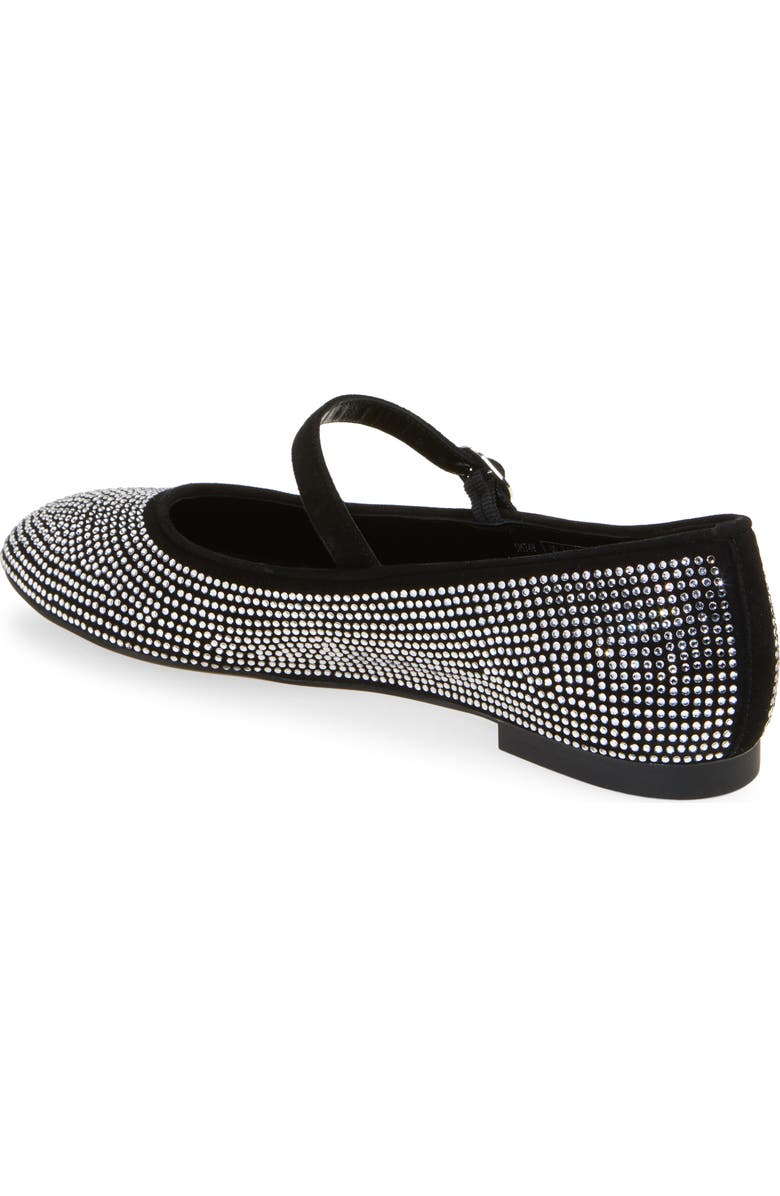 Stuart Weitzman Analiese Mary Jane Flat, Alternate, color, Clear/ Black