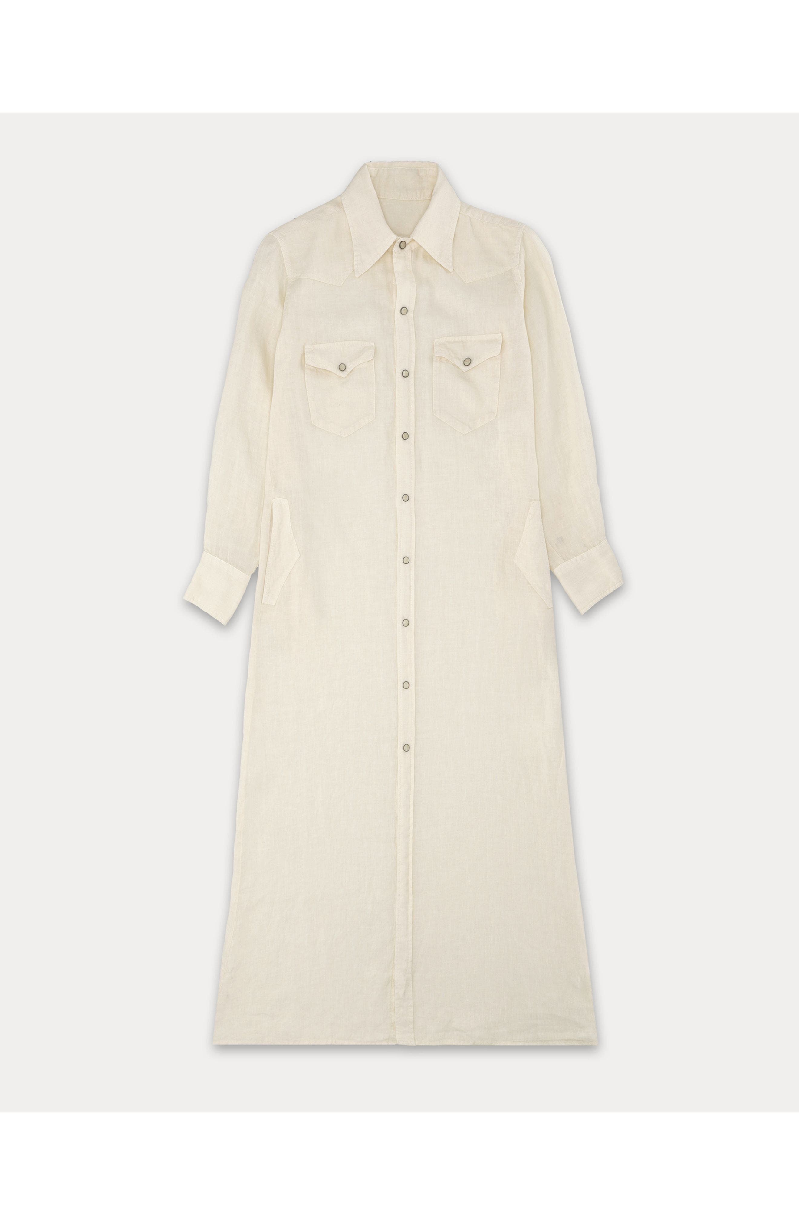 Arley Linen Shirt Dress - image 3