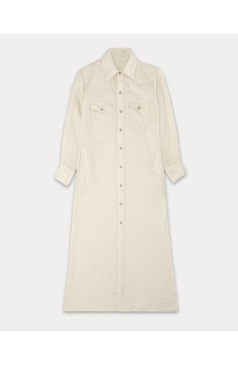 Arley Linen Shirt Dress