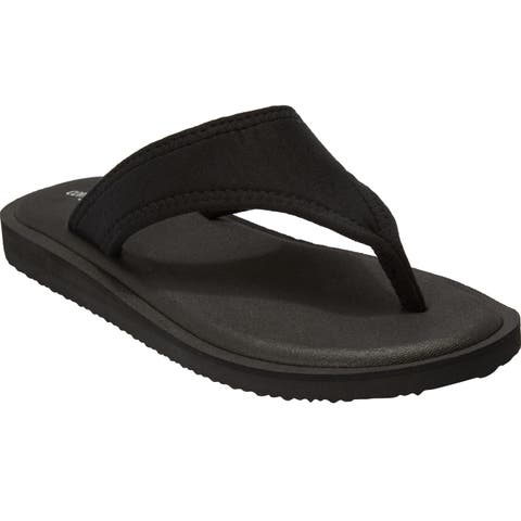 The Sylvia Soft Footbed Thong Slip On Sandal (Wide Widths Available)