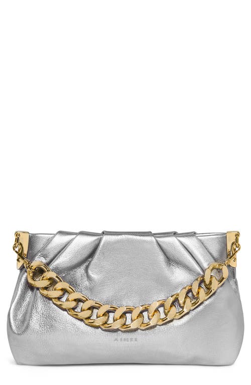 Aimee Chill Out Frame Clutch In Silver