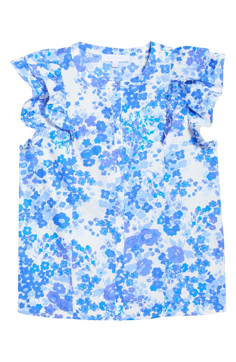 SUGARLIPS Riona Floral Sammi Cotton Button-Up Shirt, Main, color, 