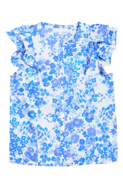 Riona Floral Sammi Cotton Button-Up Shirt
