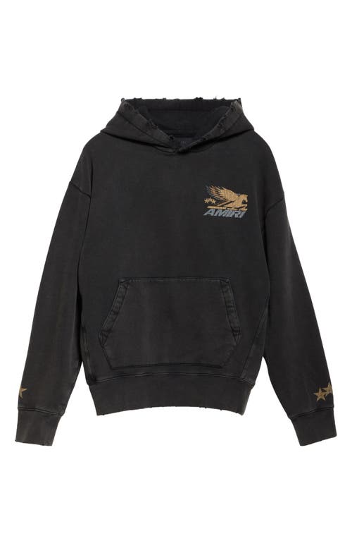 Amiri Hoodie En Coton In Black