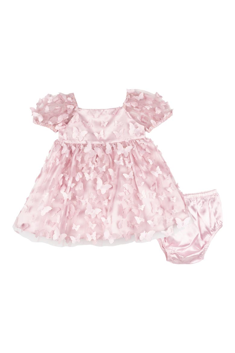 3D Butterfly Puff Sleeve & Bloomers Set, Main, color, BLUSH