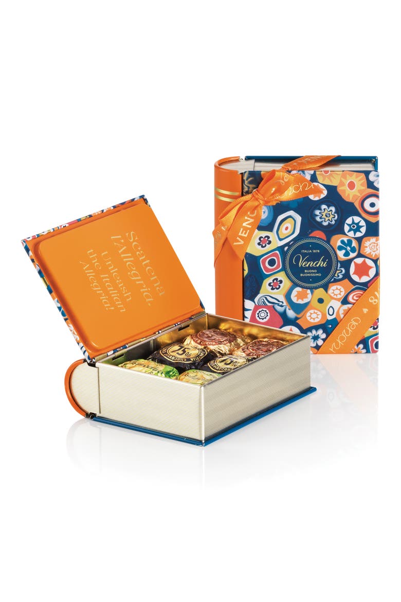 Mini Murrine Book with Assorted Chocolates, Alternate, color, MULTI