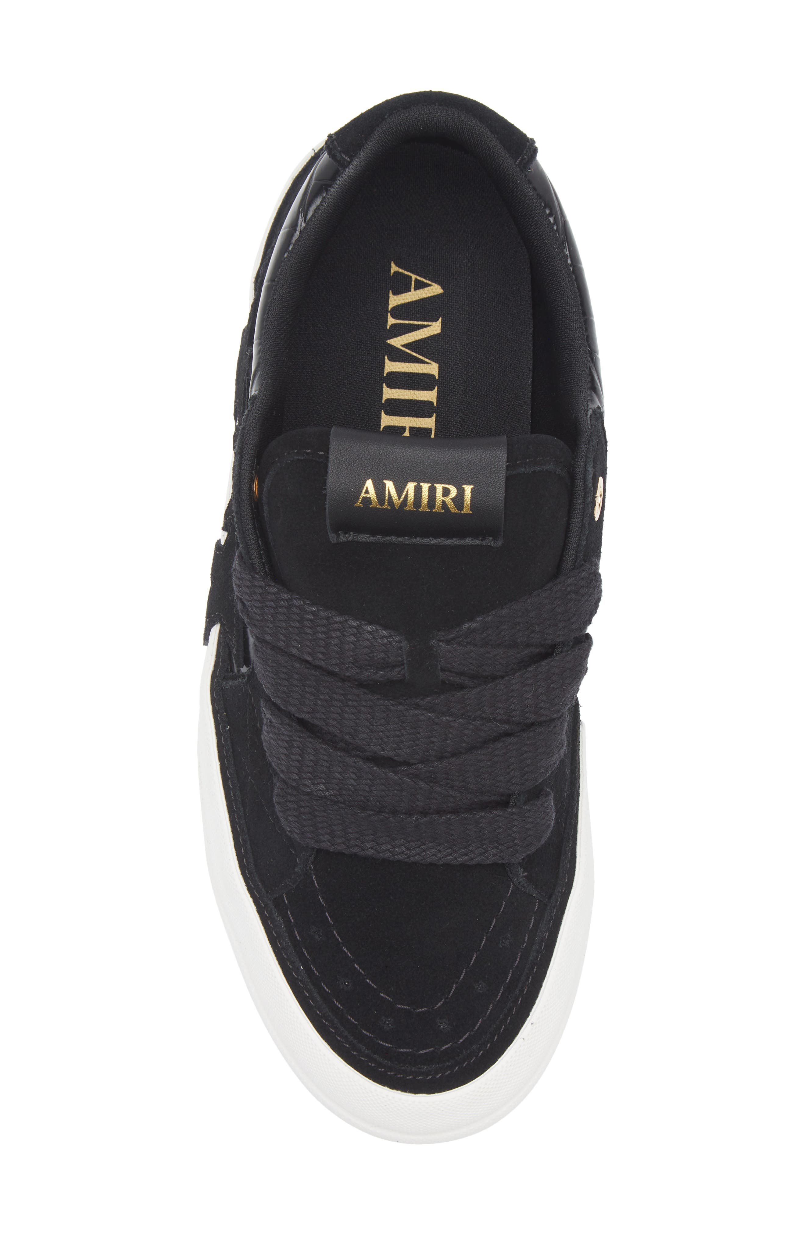 AMIRI Sunset Skate Sneaker, Alternate, color, Black