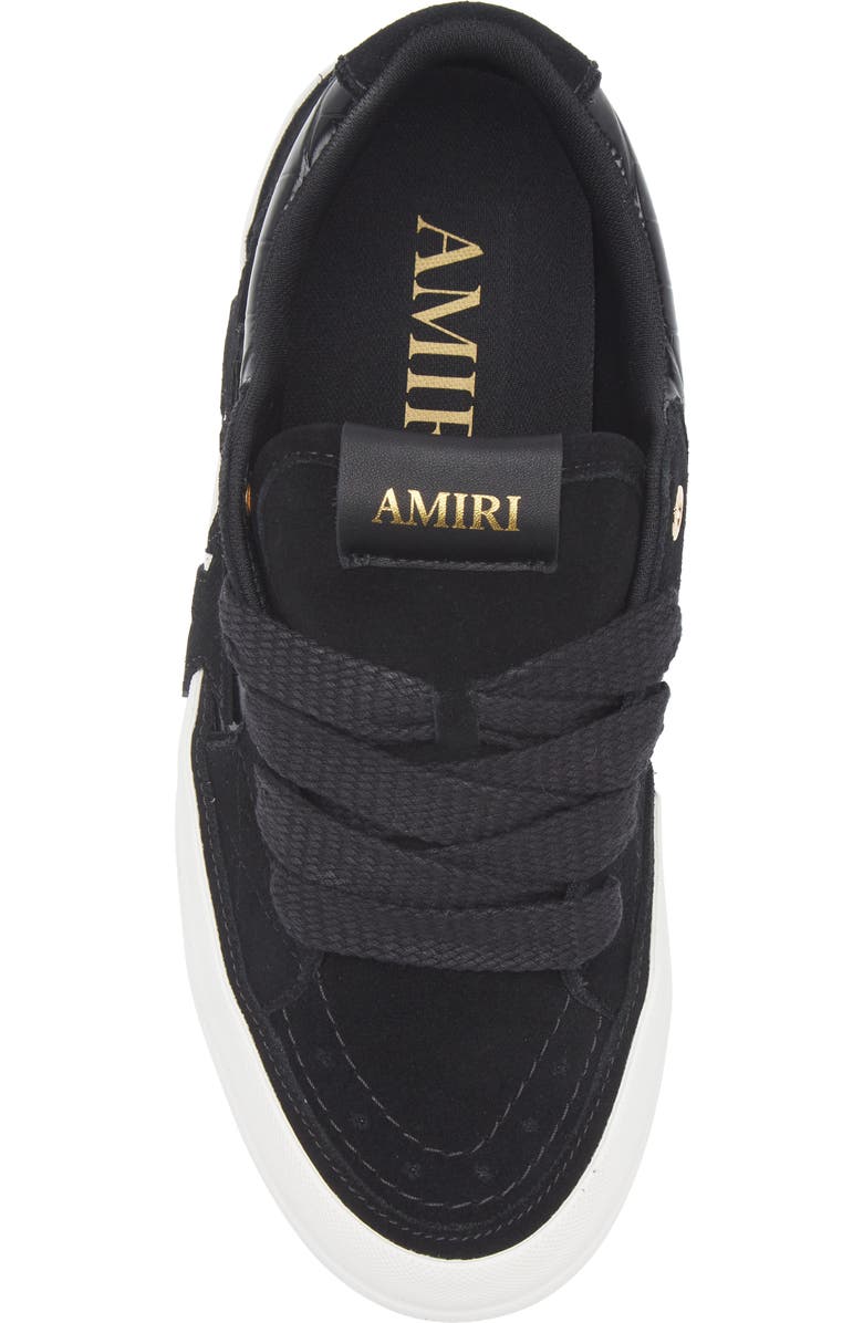 AMIRI Sunset Skate Sneaker, Alternate, color, Black
