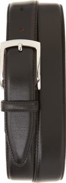 Johnston & Murphy Feather Edge Leather Belt