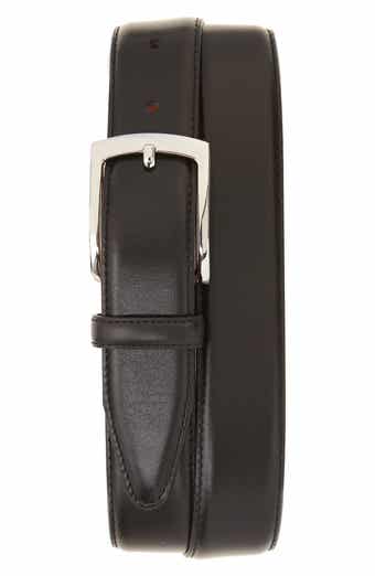 Johnston & Murphy Feather Edge Leather Belt