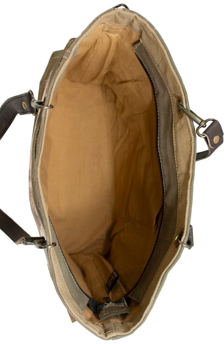 VINTAGE ADDICTION Peacemobile Tent Tote Bag, Alternate, color,