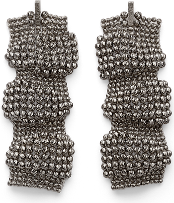 ピアス BRUNELLO CUCINELLI SCULPTURED SILVER EARRINGS Brunello Cucinelli Sterling Silver sculptured earrings