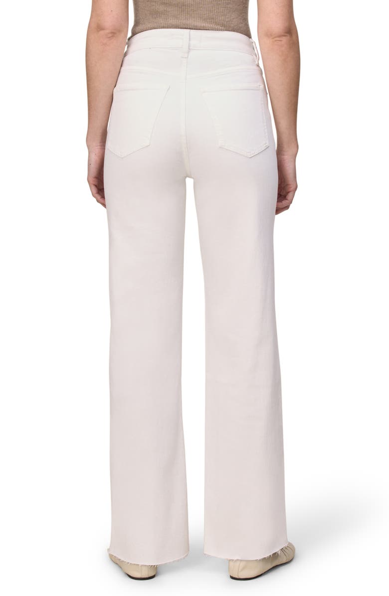 WARP+WEFT SAT '90s Raw Hem Straight Leg Jeans, Alternate, color, Optic