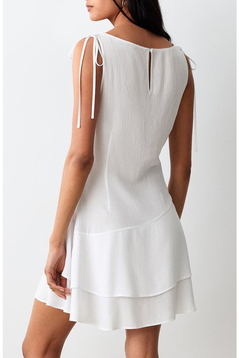 Draped Fluid Dress, Alternate, color, OFF WHITE