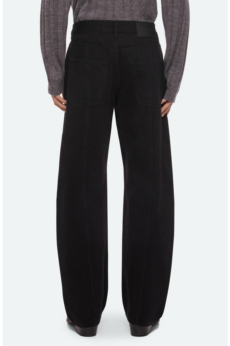 Saddle Wide Leg Jeans, Alternate, color, RINSED BLACK