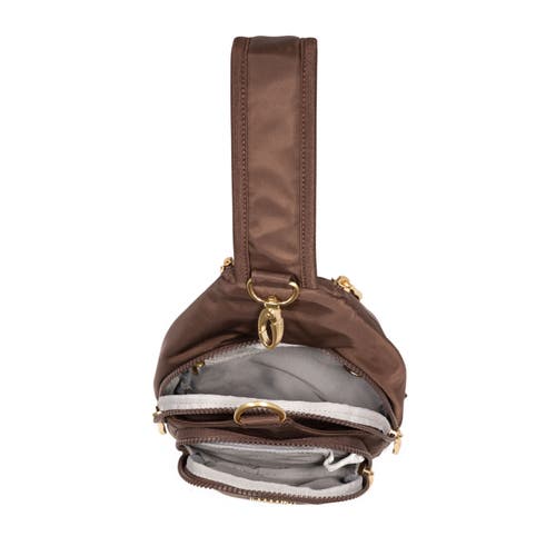 Baggallini Central Park Sling Bag In Brown