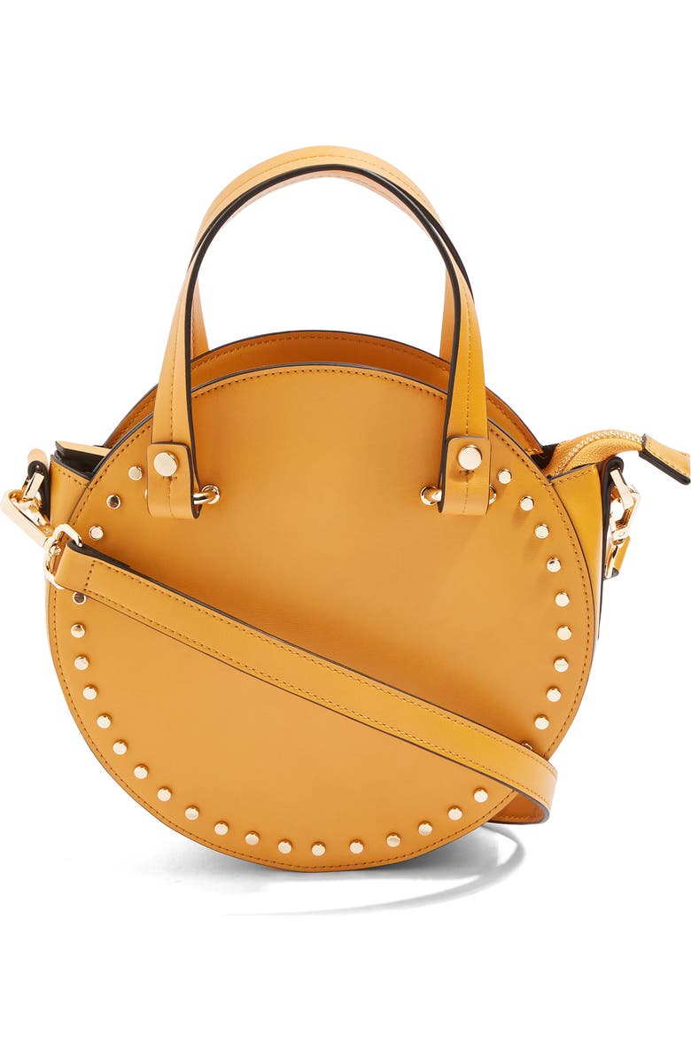 Topshop Taylor Circle Stud Tote Bag, Main, color,