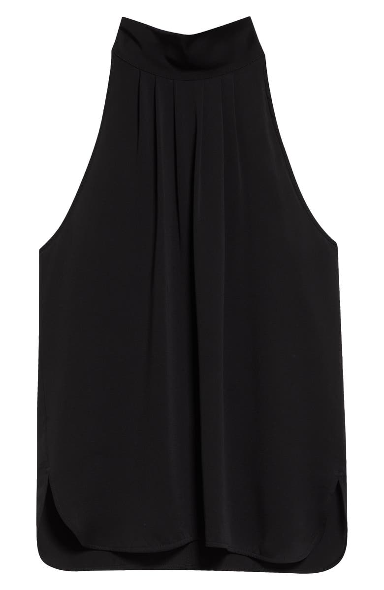 Max Mara Memore Pleated Sleeveless Halter Top, Alternate, color,