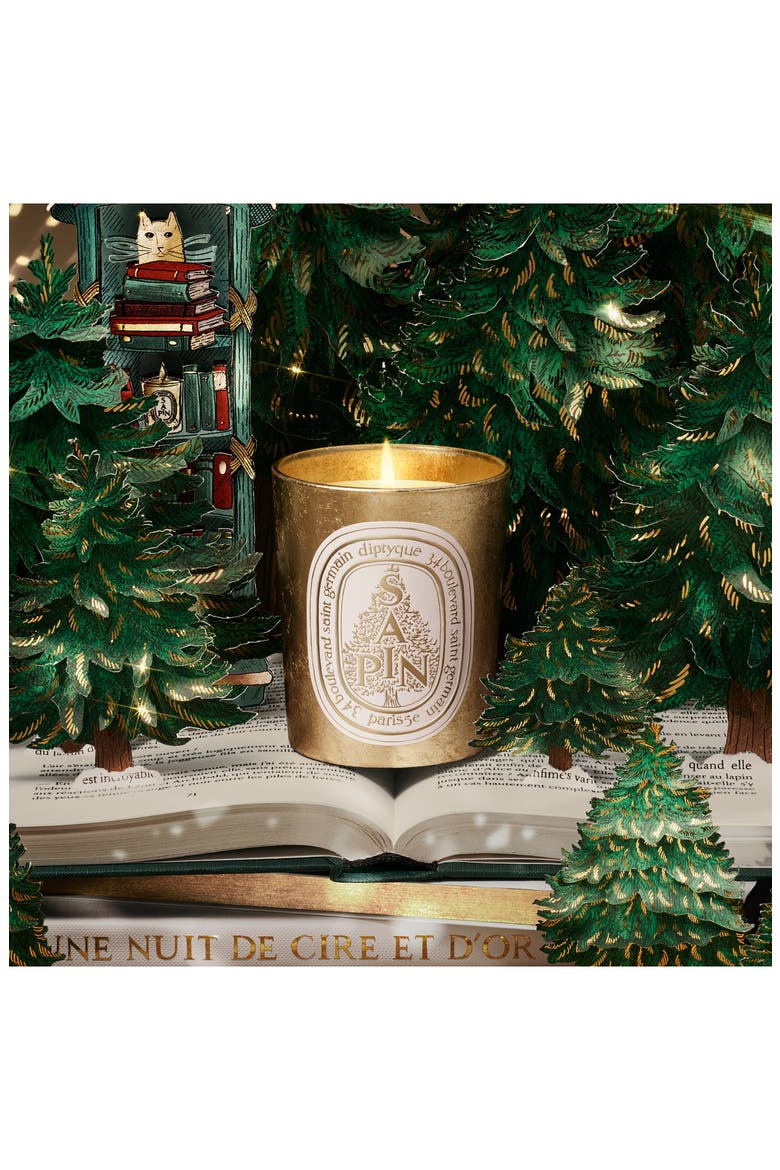 Sapin (Pine Tree) - Classic Candle, Alternate, color, NO COLOR