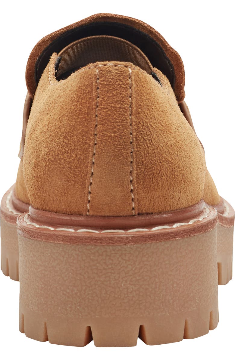 Marc Fisher LTD Norton Lug Sole Penny Loafer, Alternate, color, Beige